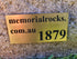 Memorial Rock Urn 1879 Large Double Natural Riversand